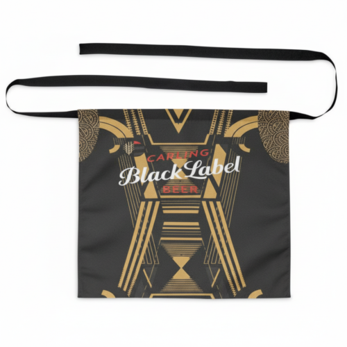 Black Label Hoppla Custom Design Classic Half Apron