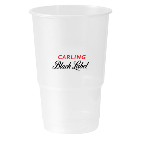 Black Label 500ml Plastic Cup