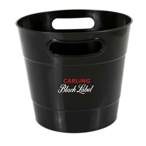 Black Label 9L Plastic Ice Bucket