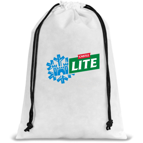 Castle Lite Quando Non-Woven Drawstring Pouch
