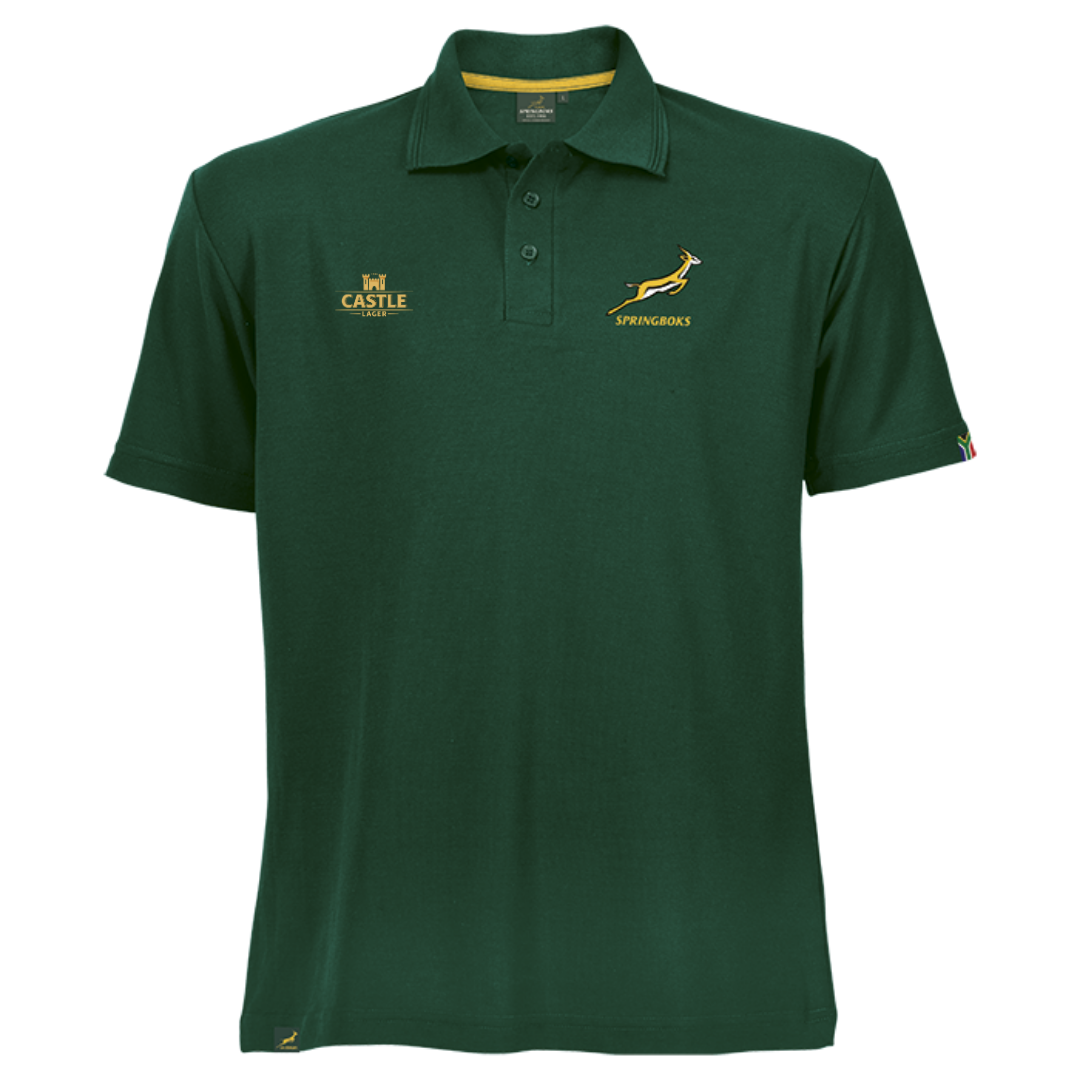 Castle Lager Official Licensed Springbok Golf Shirt