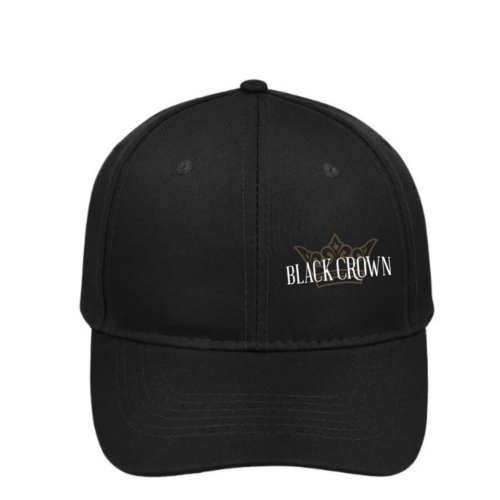 Black Crown 6 Panel Promo Cap