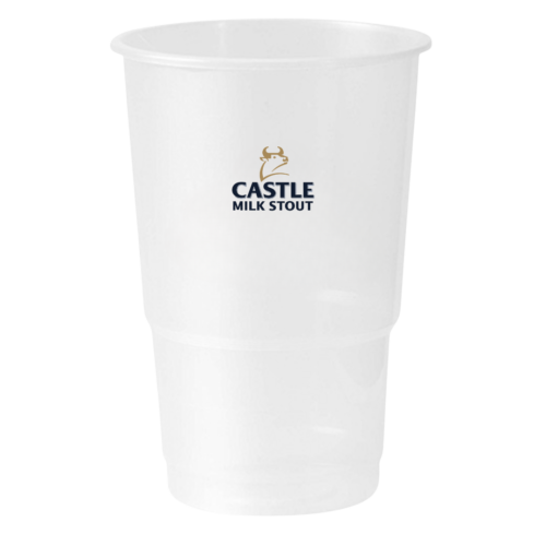 Castle Milk Stout 500ml Plastic Cup